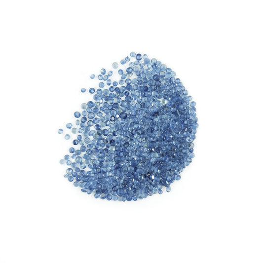 Natural Blue Sapphire Calibrated Rounds | 2mm & 3mm & 4mm