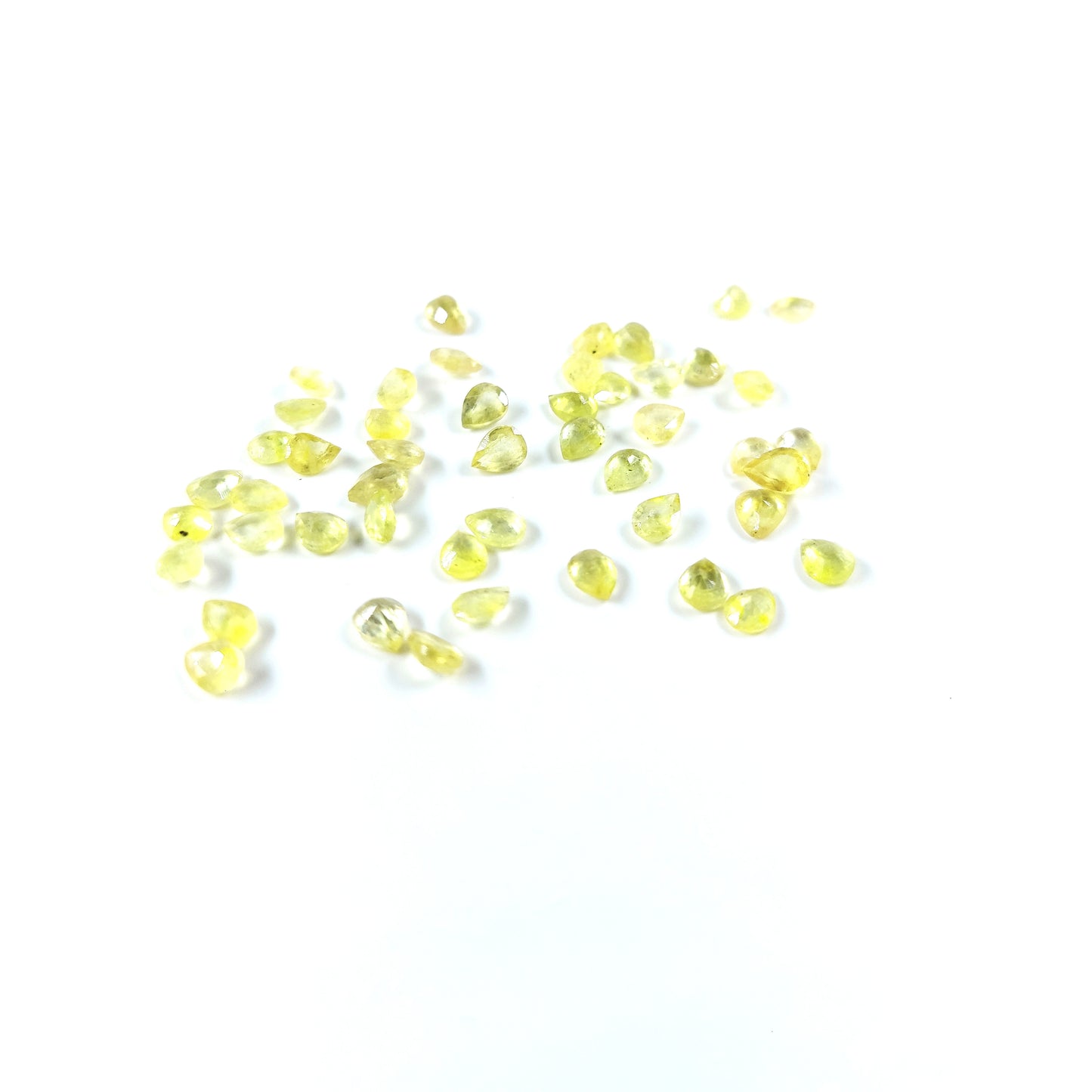 Natural Calibrated Bangkok Yellow Sapphire Pears | 3x5mm & 6x4mm