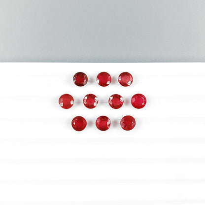 Natural Bangkok Ruby Calibrated Rounds | 4mm & 5mm