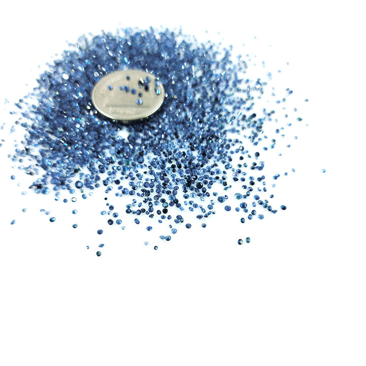 Natural Blue Sapphire Calibrated Rounds | 1 & 2mm