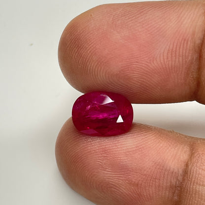 Natural Mozambique Ruby Ovals 4.27cts