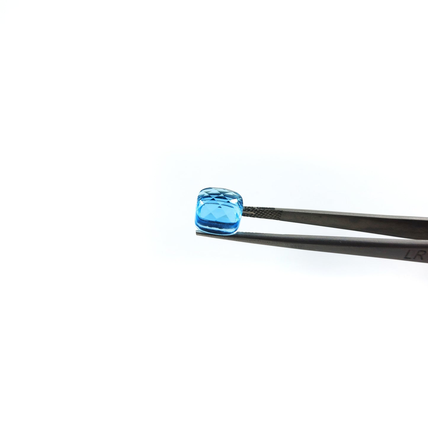 Natural Blue Topaz calibrated  Bottle Cork, 10mm