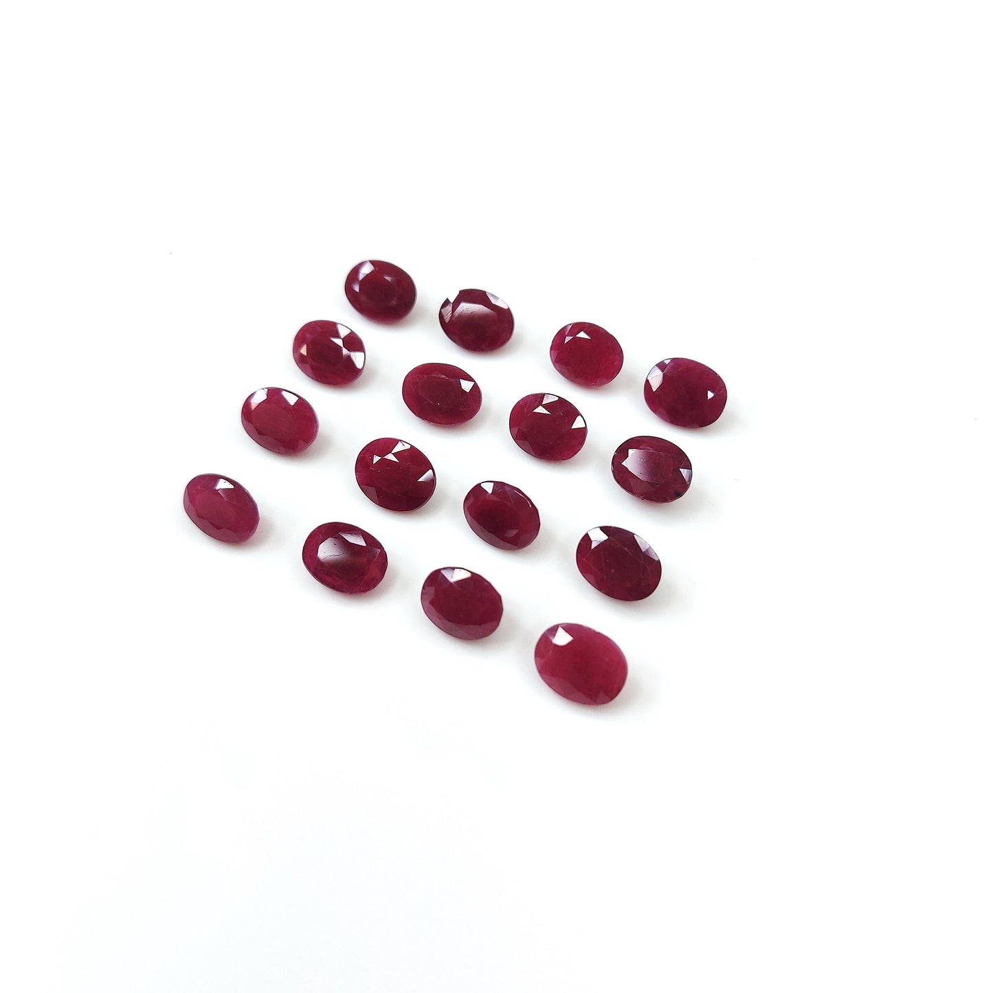 Natural Unheated Ruby Calibrated Ovals