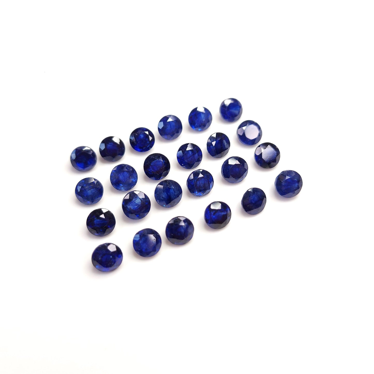 Natural Bangkok Blue Sapphire Calibrated Rounds | 3mm - 10mm