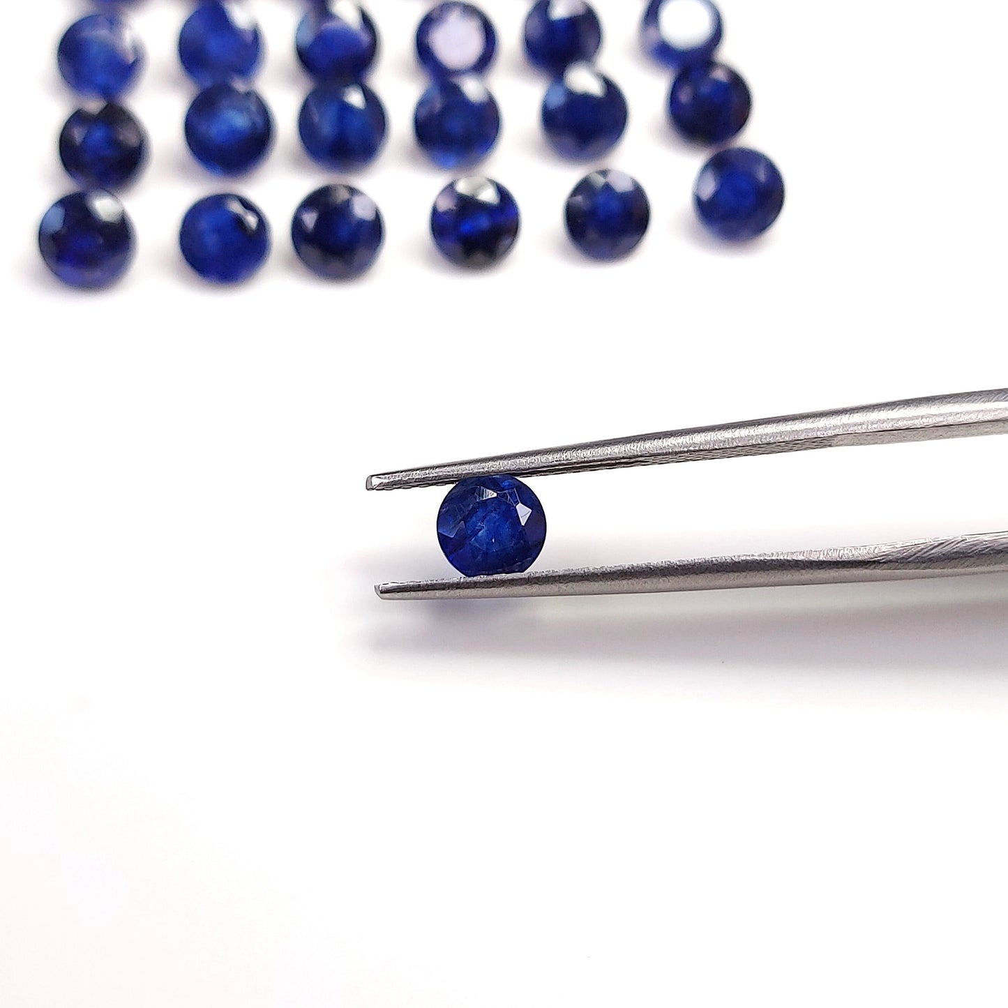 Natural Bangkok Blue Sapphire Calibrated Rounds | 3mm - 10mm