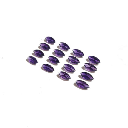 Natural Brazil Amethyst Calibrated Marquises | 3x6mm - 6x12mm