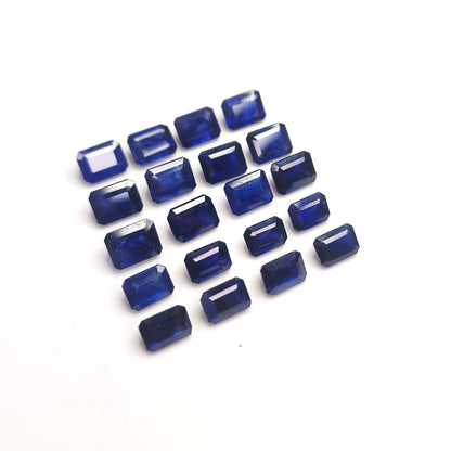 Natural Bangkok Blue Sapphire Calibrated Octagons | 3x4mm - 8x10mm