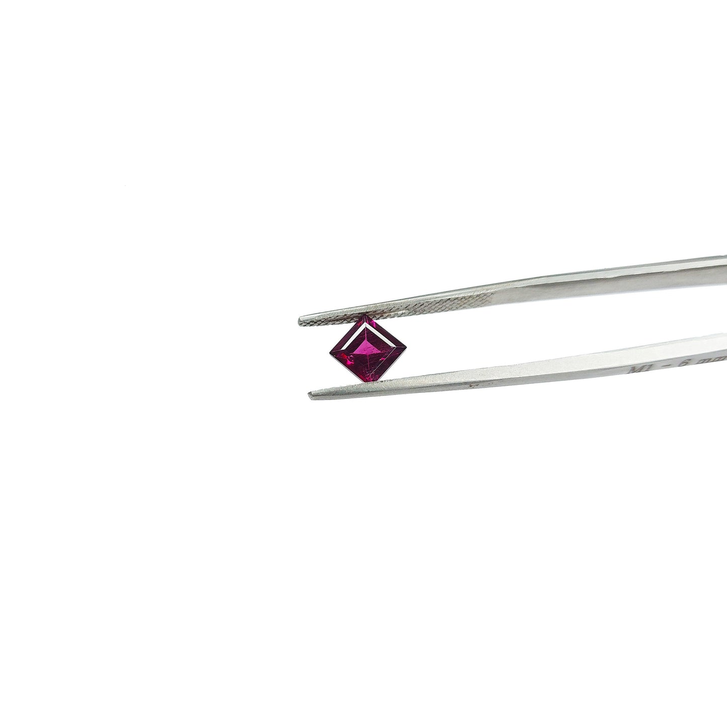 Natural African Rhodolite Calibrated Squares | 4mm - 6mm