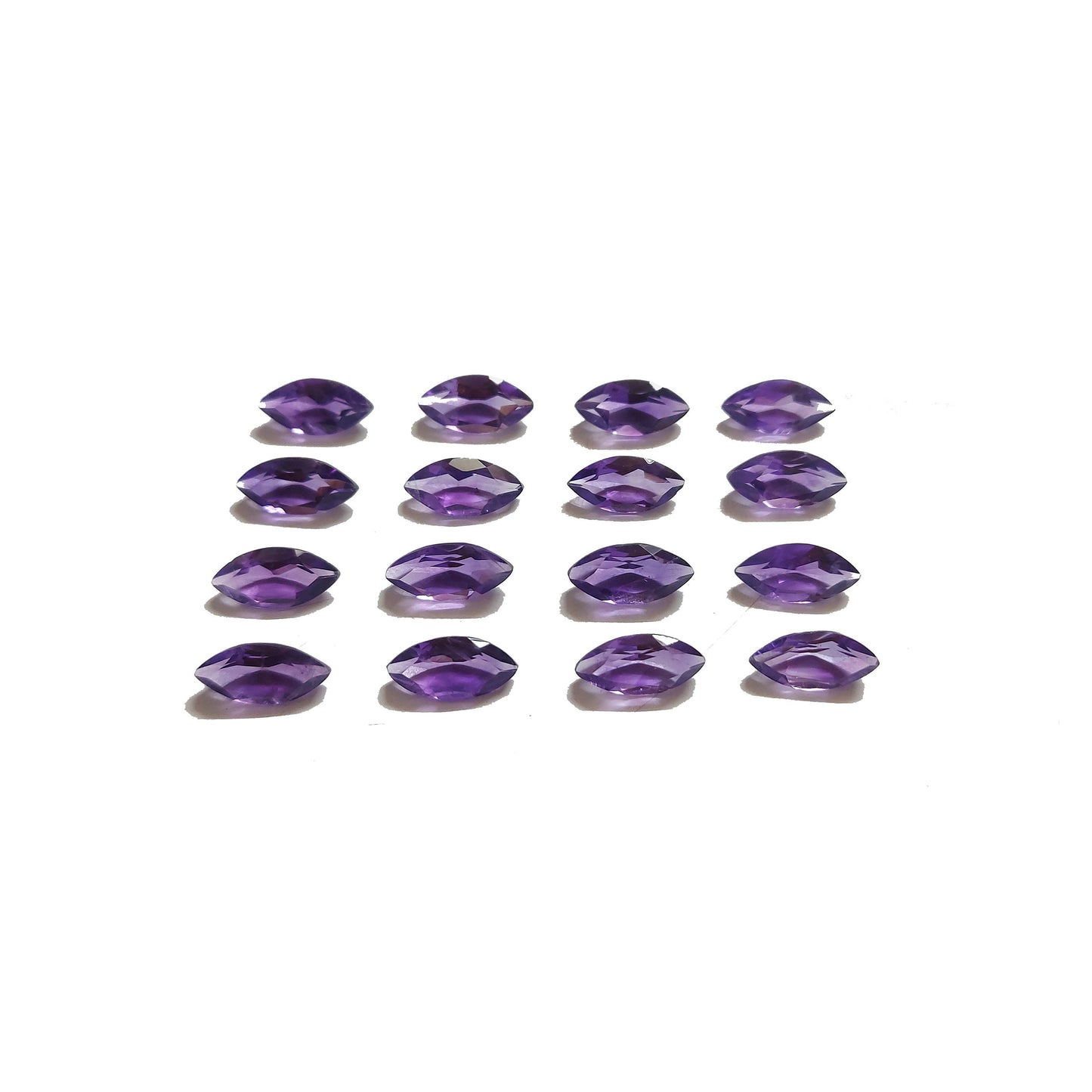 Natural Amethyst Calibrated Marquises | 3x6mm - 6x12mm