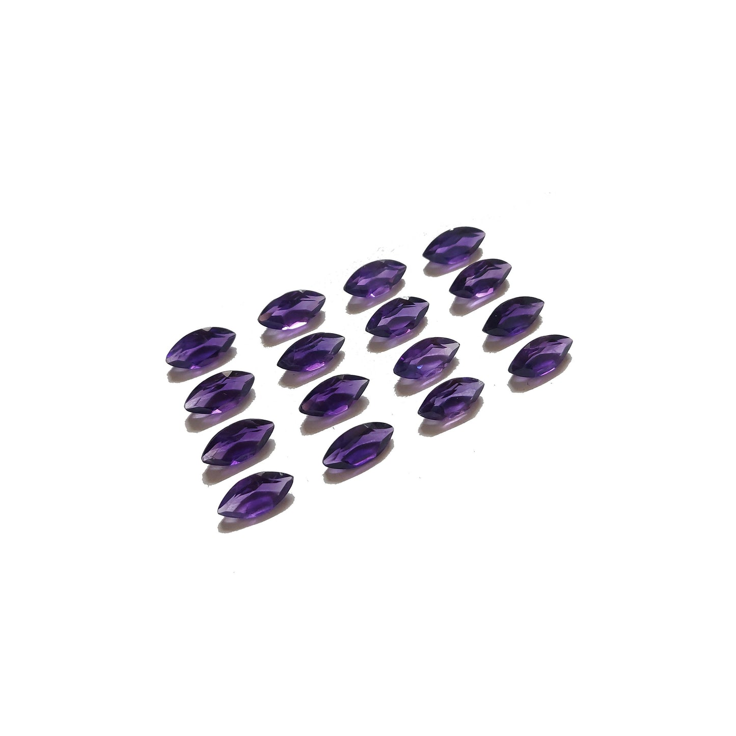 Natural Brazil Amethyst Calibrated Marquises | 3x6mm - 6x12mm