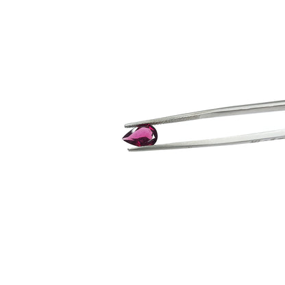 Natural African Rhodolite Calibrated Pears | 7x5mm & 8x6mm