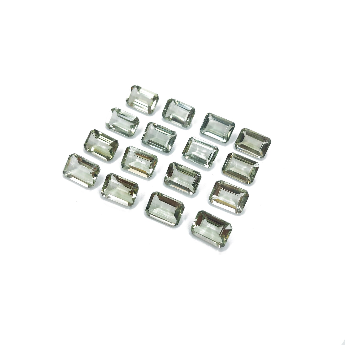 Natural Brazil Green Amethyst Calibrated Octagons | 10x12mm & 10x14mm