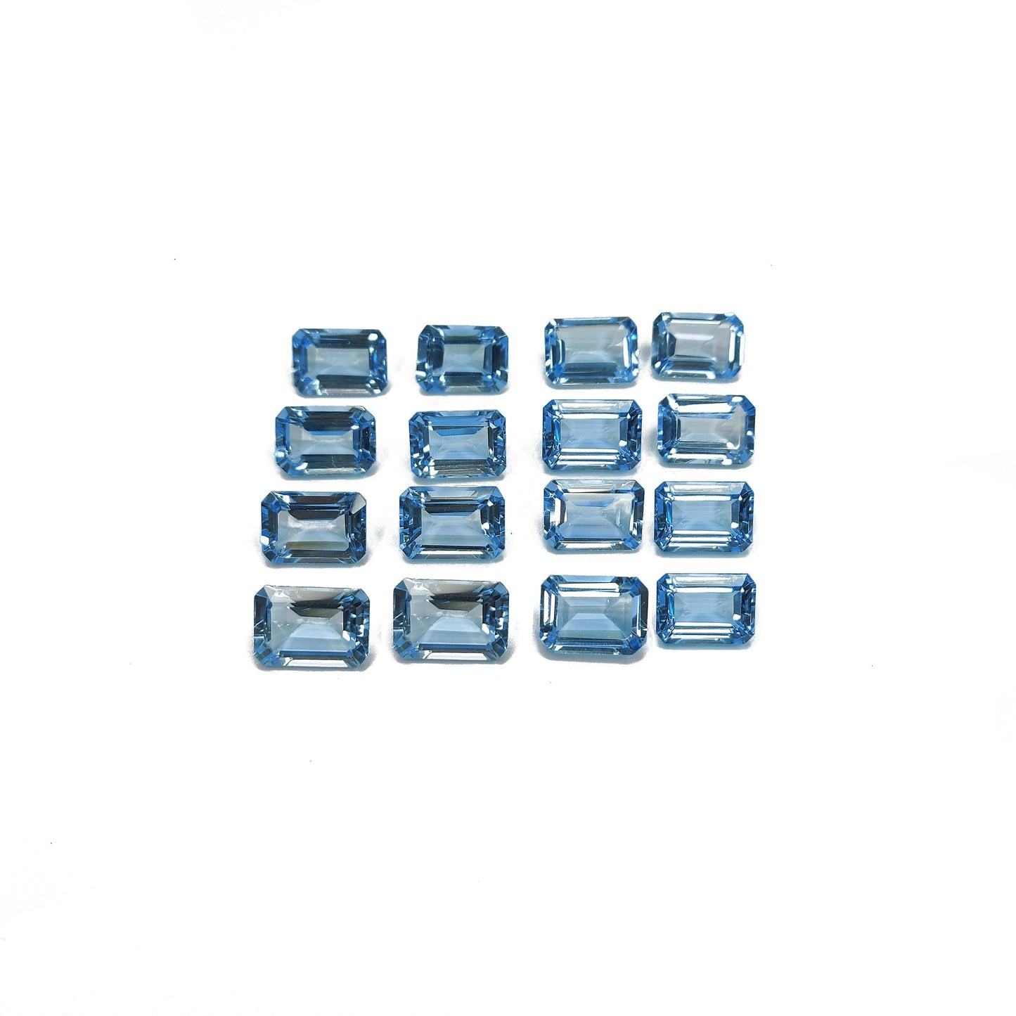 Natural Blue Topaz Calibrated Octagons| 11x9mm - 14x10mm