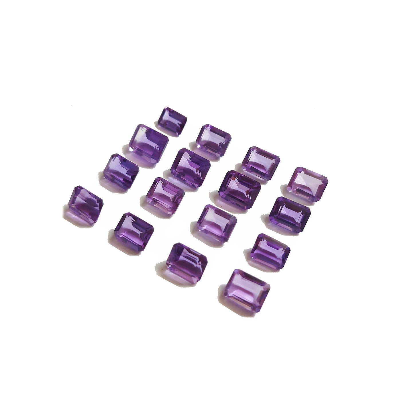 Natural Brazil Amethyst Calibrated Octagons | 9x7mm & 10x8mm & 9x11mm