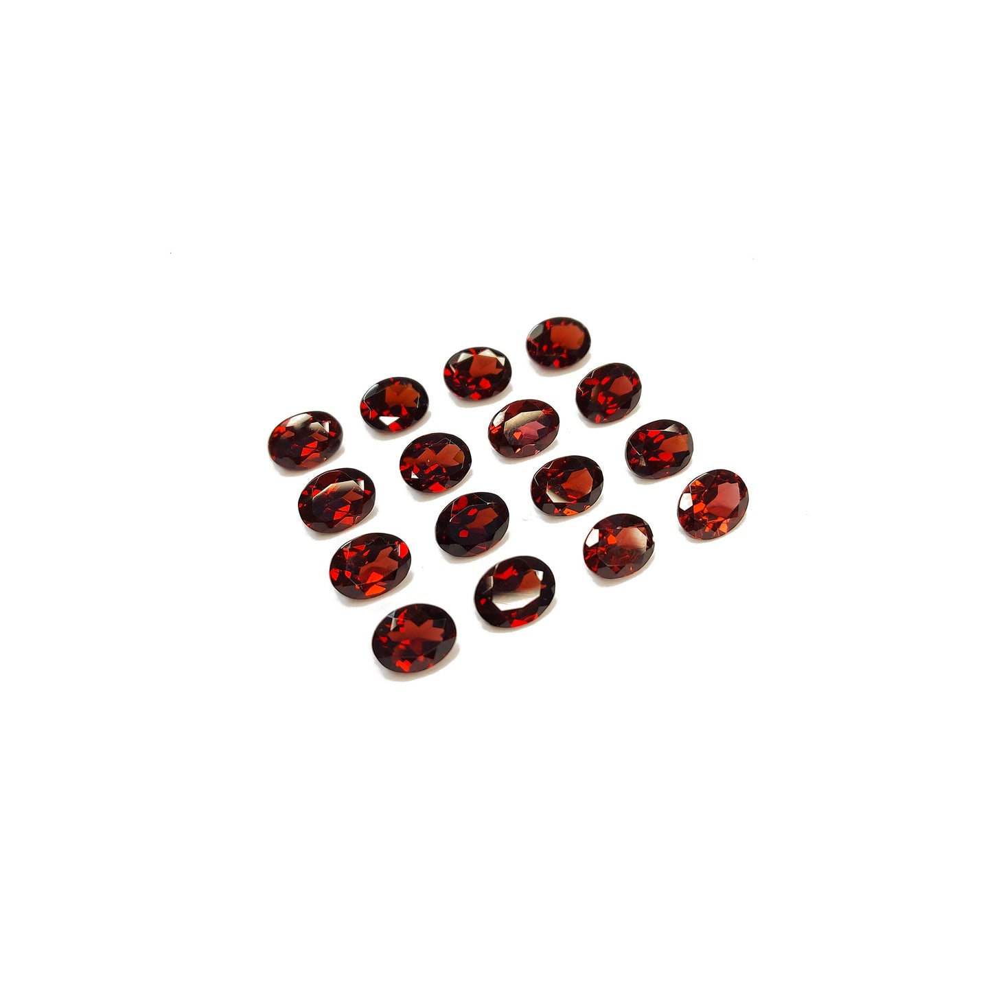 Natural Red Garnet Calibrated Ovals | 6x8mm & 8x10mm