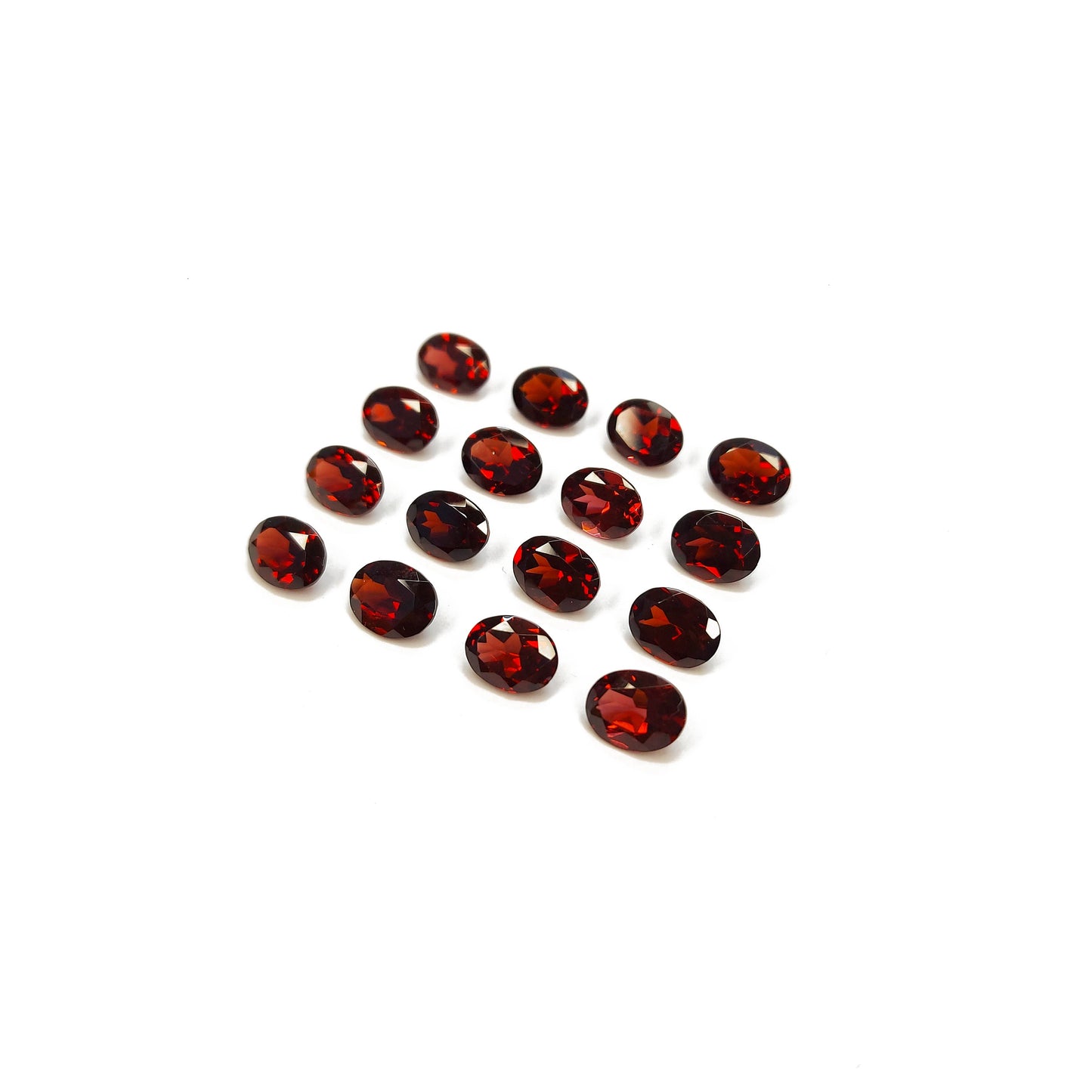 Natural Red Garnet Calibrated Ovals | 6x8mm & 8x10mm