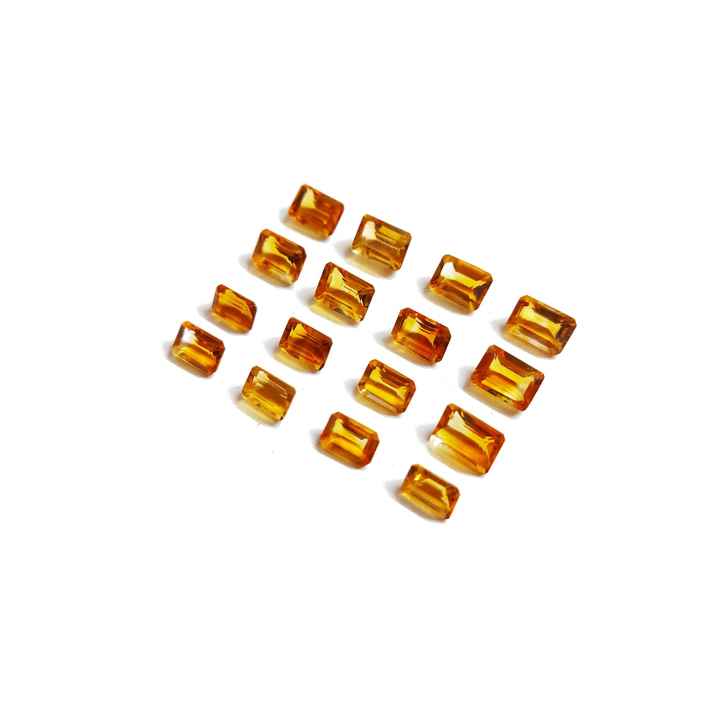 Natural Citrine Calibrated Octagons | 3x5mm & 4x6mm